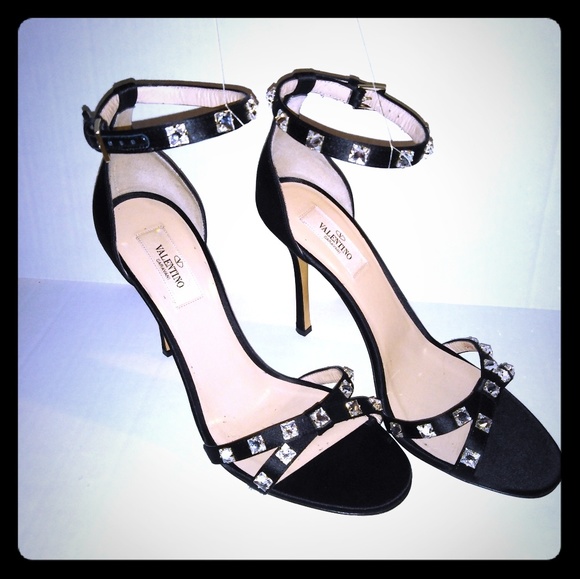 valentino suede heels